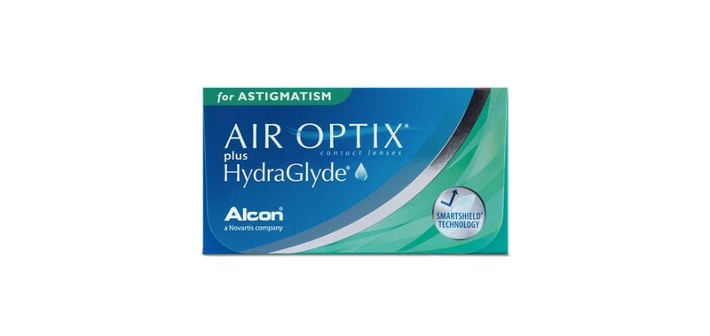 AIR OPTIX HydraGlyde Astig - Boîte de 6 - Lentilles Mensuelle