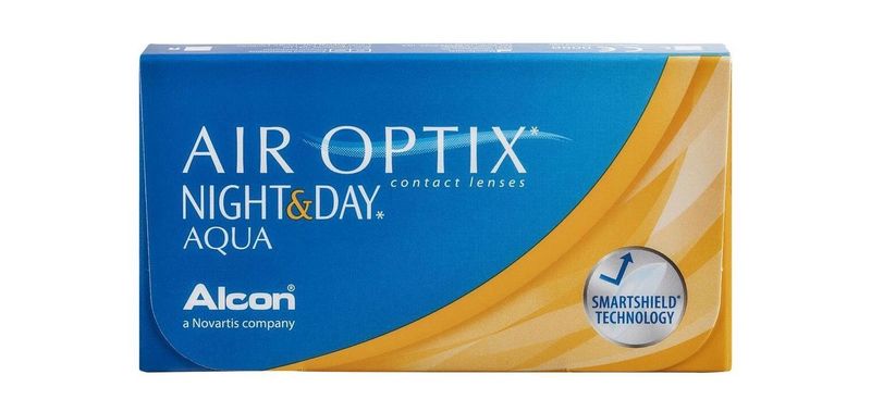 AirOptix Night&Day Aqua - Boîte de 6 - Lentilles Mensuelle