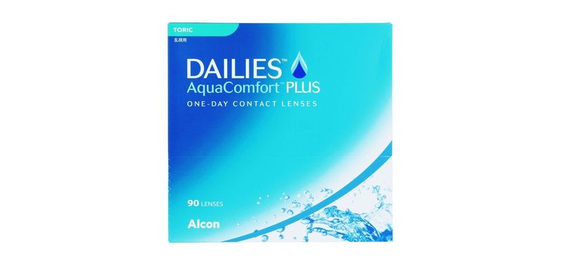 Dailies AquaComfort Plus Toric - Boîte de 90 - Lentilles Journalière