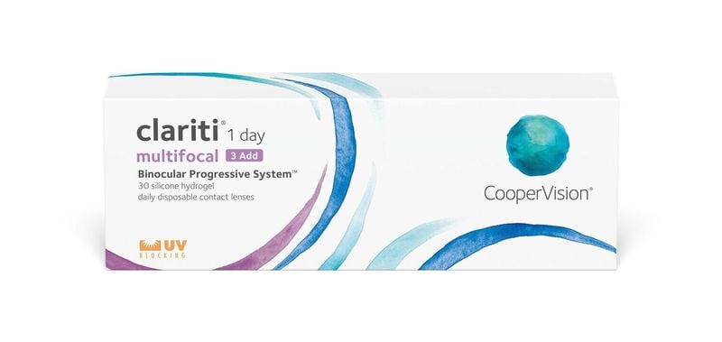 Clariti 1 Day Multifocal 3 Add - Boîte de 30 - Lentilles Journalière