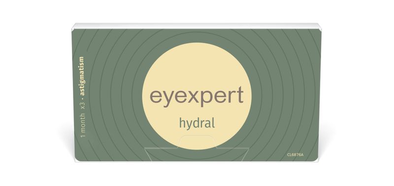 Eyexpert Hydral Astigmatism - Boîte de 6 - Lentilles Mensuelle