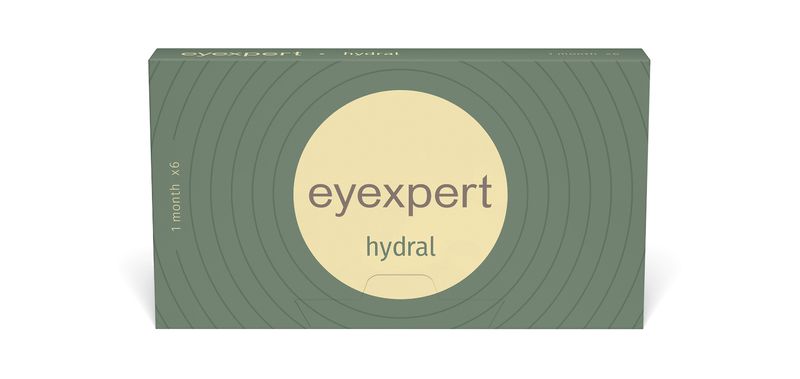 Eyexpert Hydral - Boîte de 6 - Lentilles Mensuelle