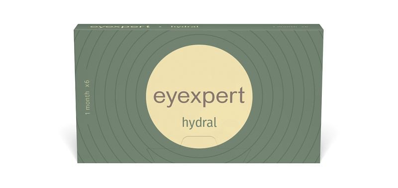 Eyexpert Hydral - Boîte de 6 - Lentilles Mensuelle