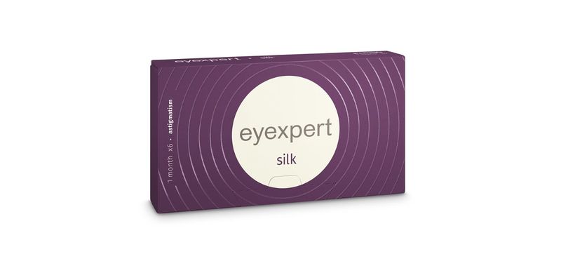 Eyexpert Silk Astigmatism - Boîte de 6 - Lentilles Mensuelle