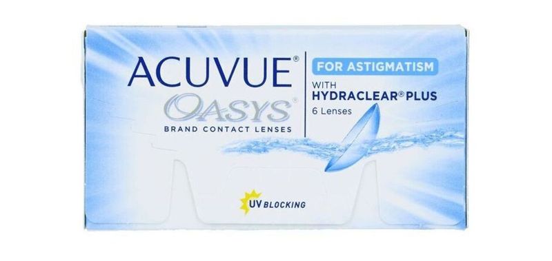 Acuvue Oasys for Astigmatism - Boîte de 6 - Lentilles Bi-Mensuelle