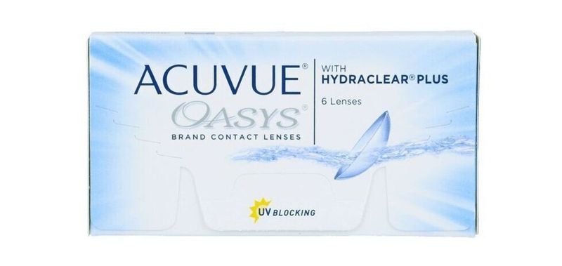 Acuvue Oasys With Hydraclear Plus - Boîte de 6 - Lentilles Bi-Mensuelle