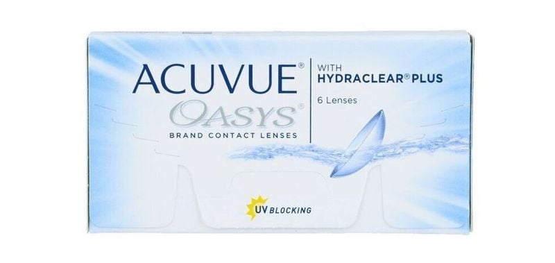 Acuvue Oasys With Hydraclear Plus - 6er Schachtel - 2 -Wochenlinsen