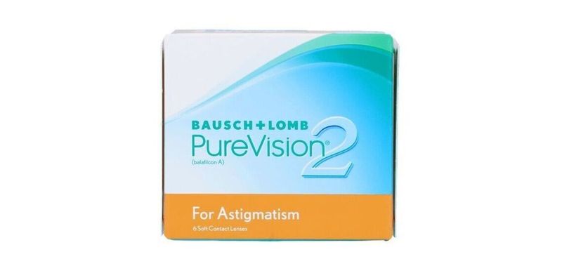 PureVision2 For Astigmatism - Boîte de 6 - Lentilles Mensuelle
