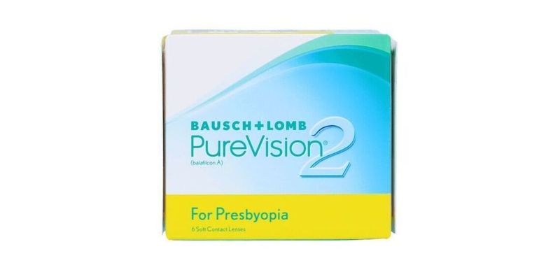 PureVision2 For Presbyopia - Boîte de 6 - Lentilles Mensuelle