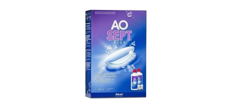 Aosept Plus 2x360 ml Entretien lentilles souples