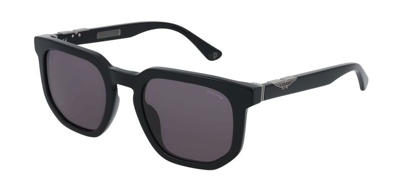 Police Rectangle Sunglasses SPLF88 Matt black for Man