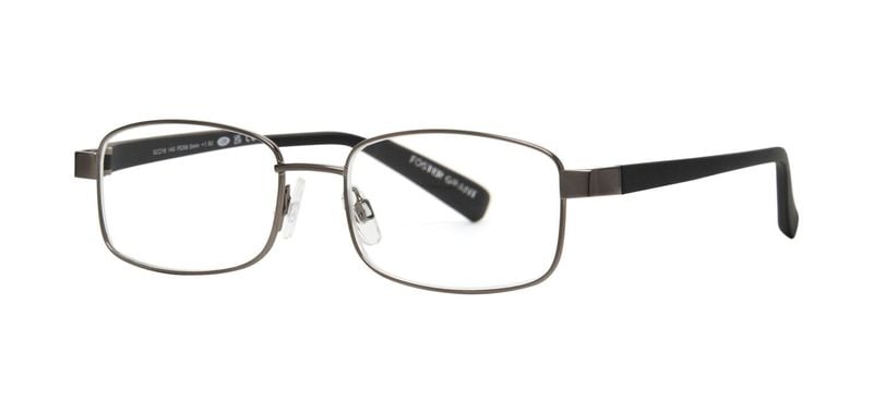 Lesebrille Foster Grant Rechteckig Madden Mattschwarz