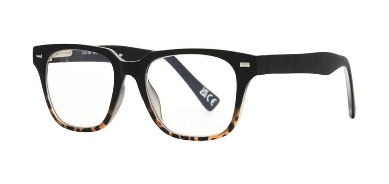 Blue light filter Eyeglasses Foster Grant Carré Mandi Black