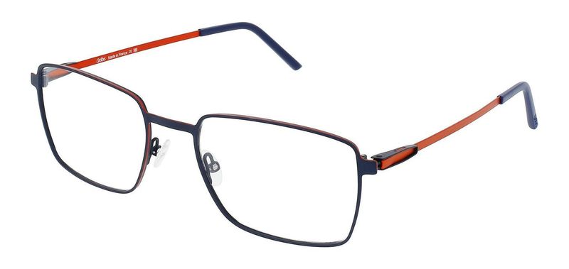 Oxibis Rectangle Eyeglasses PU6 Blue for Man
