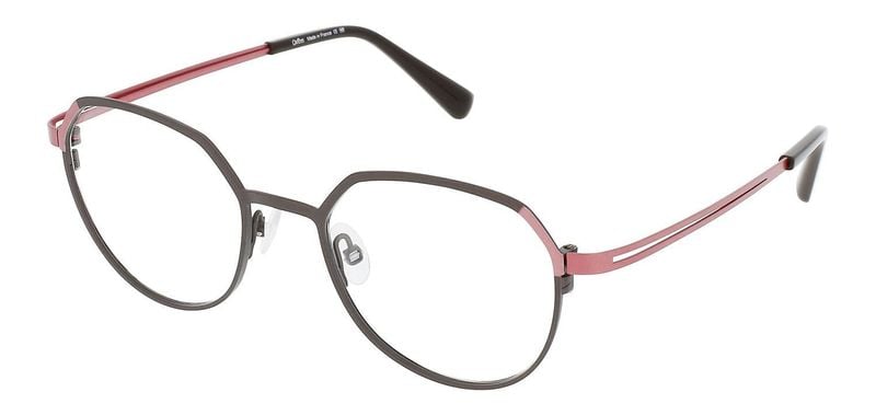 Lunettes de vue Oxibis Hexagonal AV2 Gris pour Femme