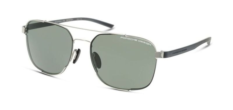 Lunettes de soleil Porsche Design Ronde P8922 Argenté pour Homme