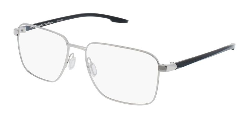 Porsche Design Rectangle Eyeglasses P8739 Silver for Man