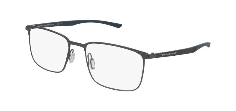 Porsche Design Rechteckig Brillen P8753 Grau für Herren