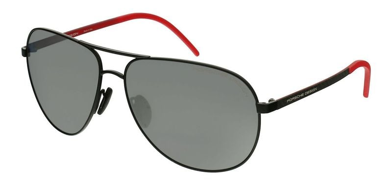 Lunettes de soleil Porsche Design Aviator P8651S Noir pour Homme