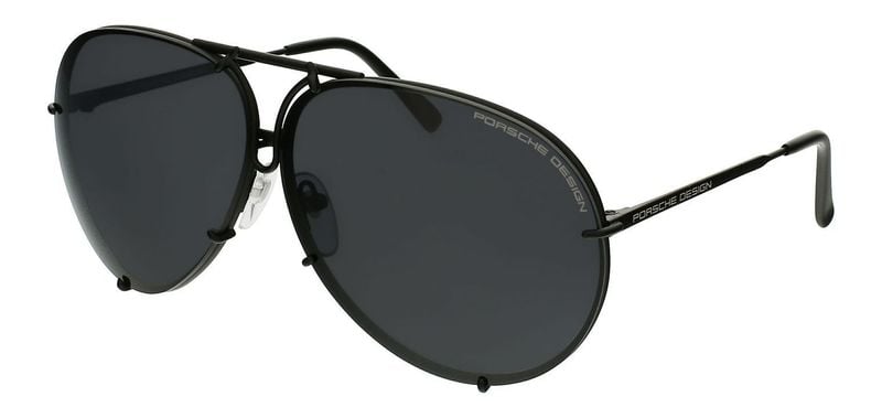Lunettes de soleil Porsche Design Aviator P8478 Noir pour Homme-Femme