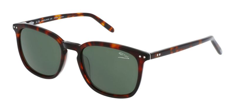 Lunettes de soleil Jaguar Rectangle 37360 Noir mat pour Homme