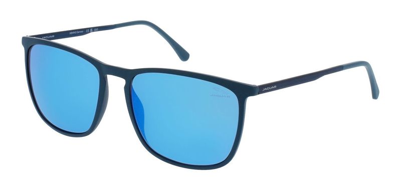 Lunettes de soleil Jaguar Rectangle 37618 Bleu pour Homme
