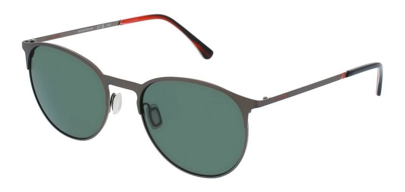Lunettes de soleil Jaguar Ronde 37820 Gris pour Homme