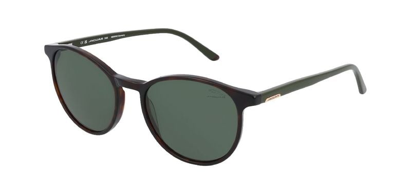 Lunettes de soleil Jaguar Ronde 37260 Ecaille pour Homme