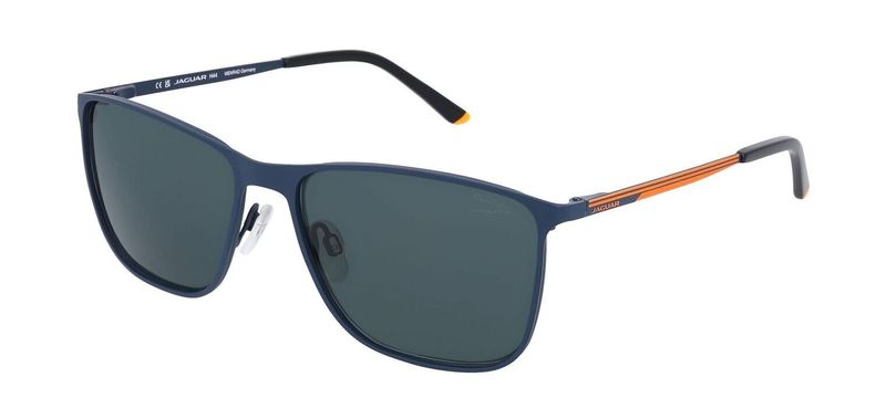 Jaguar Rectangle Sunglasses 37506 Blue for Man