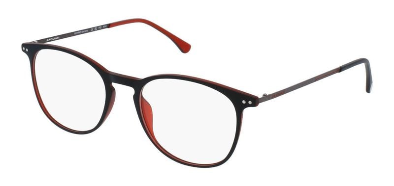 Jaguar Oval Brillen 36826 Schwarz für Herren