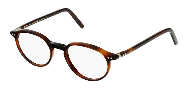 Lunettes de vue Lunor Ronde A5 215 Havana pour Femme