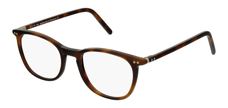 Lunor Oval Brillen A5 234 Schildpatt für Herren