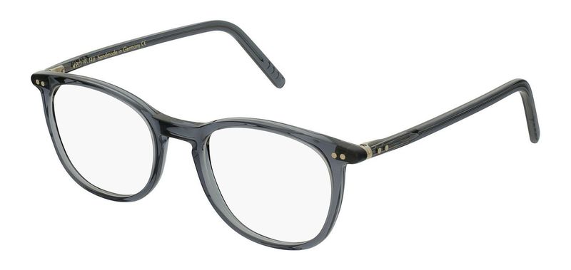Lunor Oval Brillen A5 234 Grau für Herr