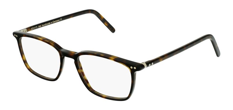 Lunettes de vue Lunor Rectangle A5 Mod. 605 Havana pour Homme