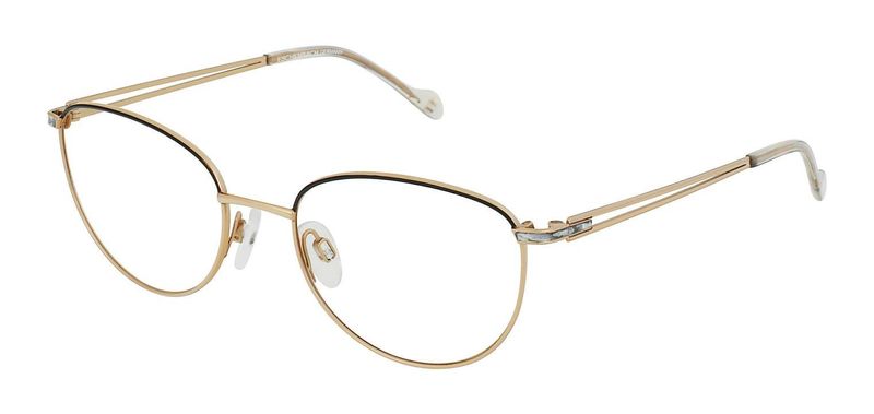 Titanflex Rectangle Eyeglasses 890080 Black for Woman