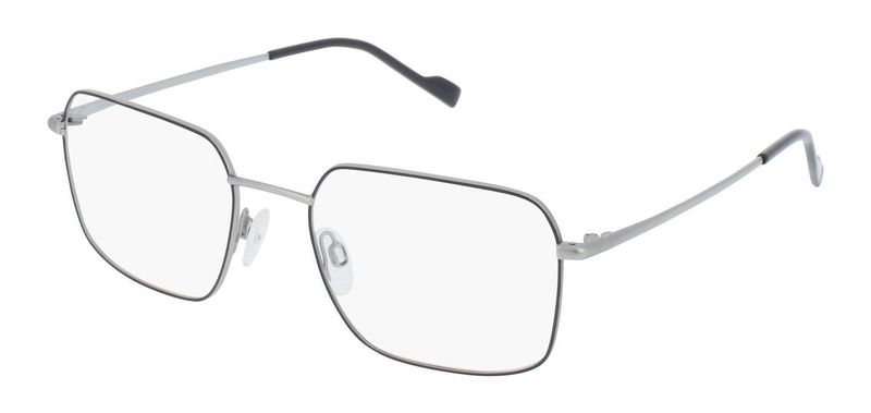 Lunettes de vue Titanflex Rectangle 820890 Gris pour Homme