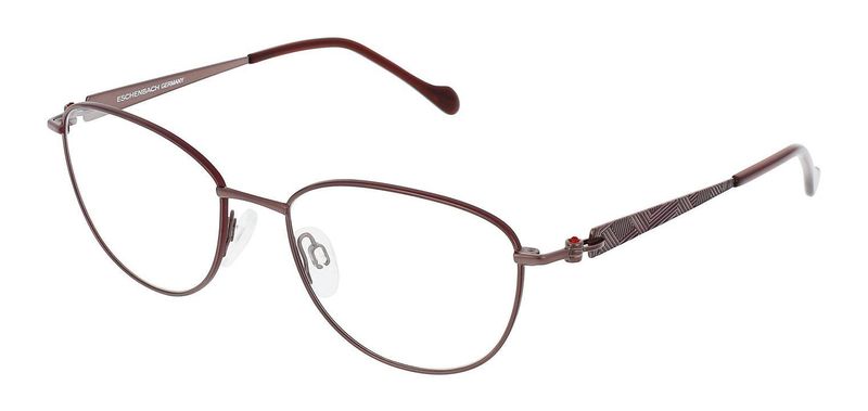 Titanflex Cat Eye Eyeglasses 890090 Marron for Woman