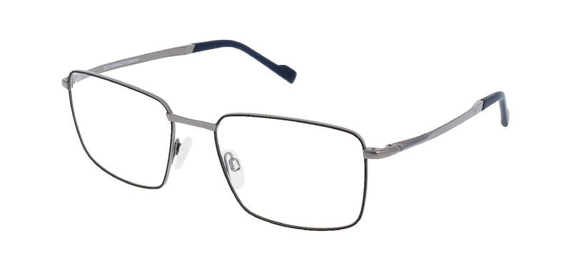 Titanflex Rechteckig Brillen 820897 Grau für Herren