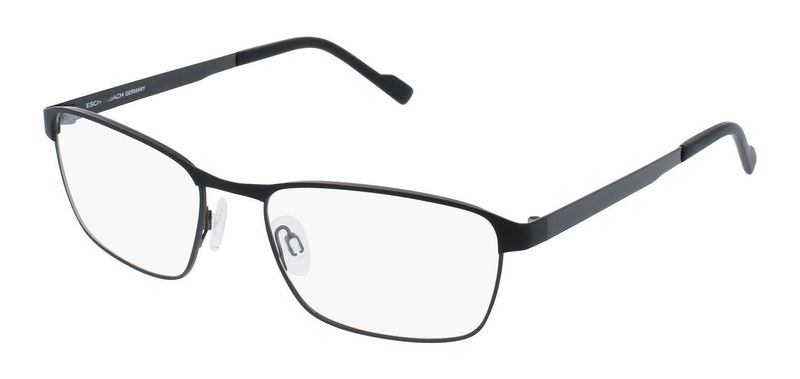 Titanflex Rechteckig Brillen 820911 Mattschwarz für Herr