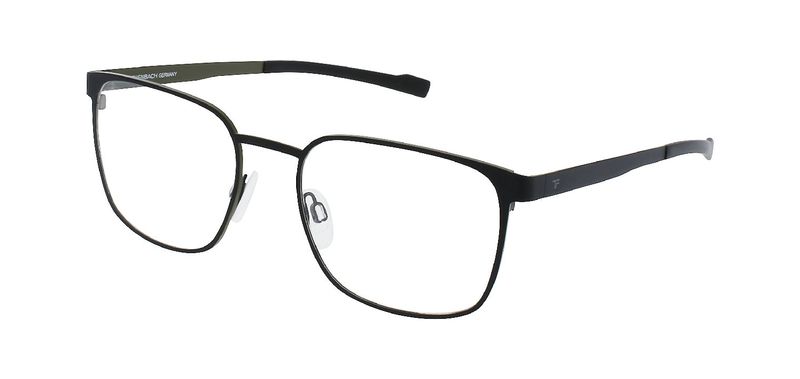 Lunettes de vue Titanflex Rectangle 820930 Noir pour Homme