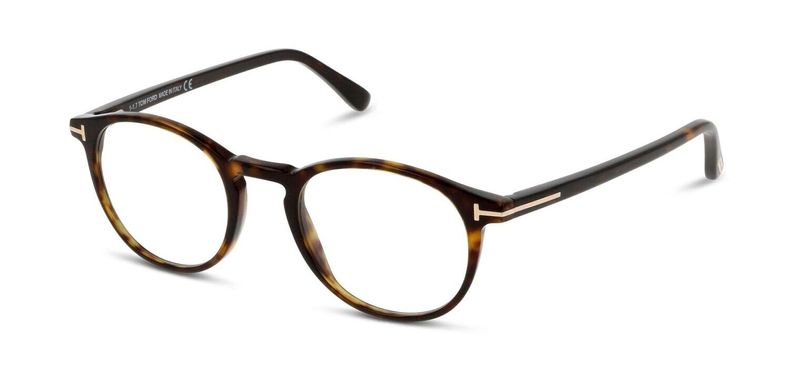 Tom Ford Rund Brillen FT5294 Schildpatt für Herr
