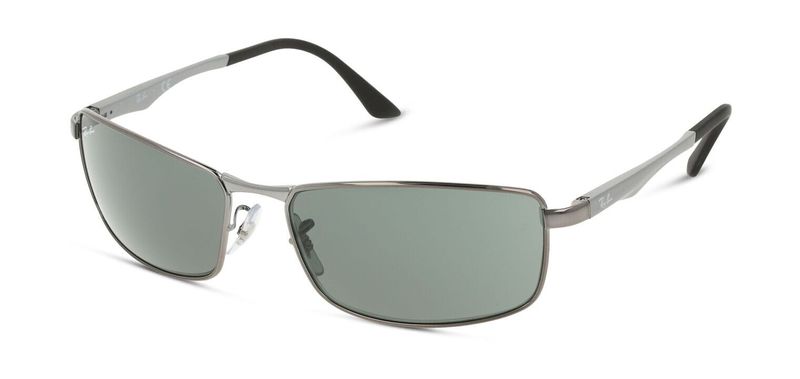 Ray-Ban Rectangle Sunglasses 0RB3498 Grey for Man
