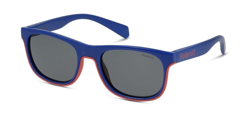 Polaroid Kids Rechteckig Sonnenbrillen PLD 8041/S Blau für Kinder