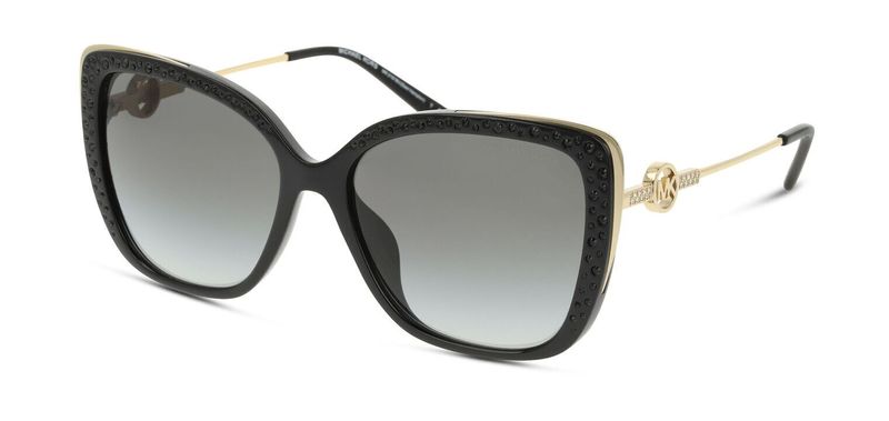 Lunettes de soleil Michael Kors Papillon 0MK2161BU Noir pour Femme