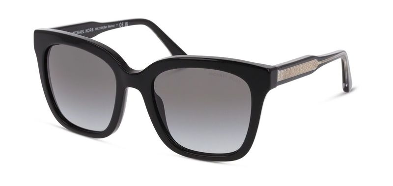 Michael Kors Rectangle Sunglasses 0MK2163 Black for Woman
