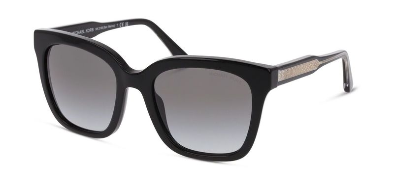 Lunettes de soleil Michael Kors Rectangle 0MK2163 Noir pour Femme