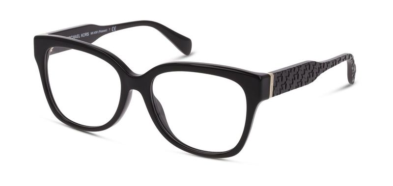 Michael Kors Rectangle Eyeglasses 0MK4091 Black for Woman