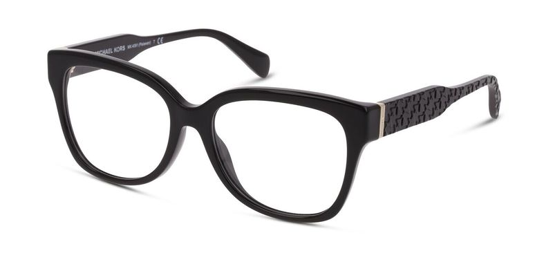 Lunettes de vue Michael Kors Rectangle 0MK4091 Noir pour Femme