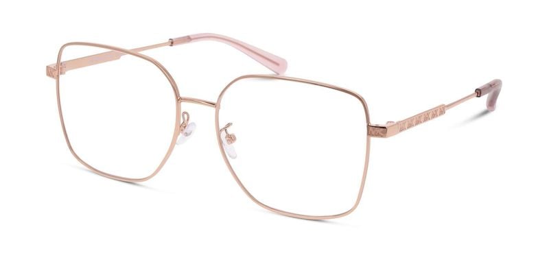Michael Kors Rechteckig Brillen 0MK3056 Rosa für Dame