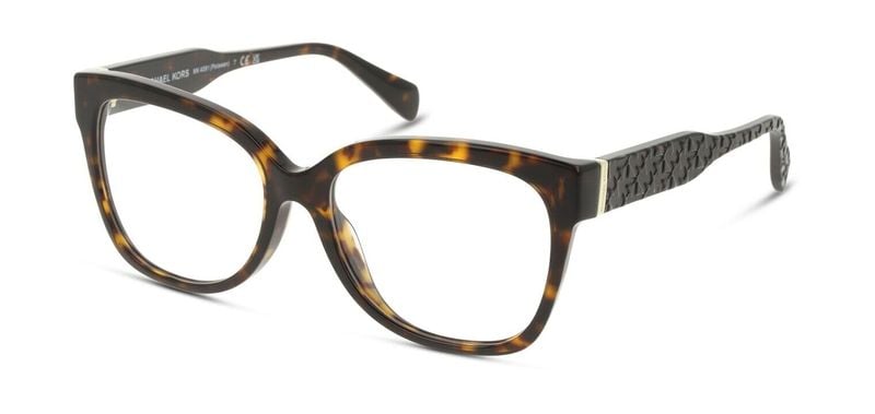 Michael Kors Rechteckig Brillen 0MK4091 Schildpatt für Dame